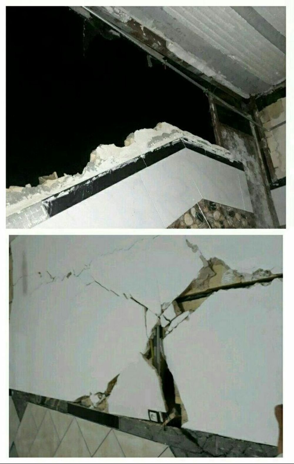 اولین تصاویر از زلزله ۶.۳ ریشتری کرمانشاه