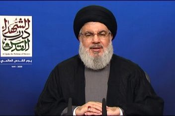 سید حسن نصرالله: حق، با گذر زمان زایل نمی‌شود و از &#8220;بحر تا نهر&#8221; متعلق به مردم فلسطین است