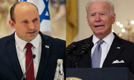 ملاقات بنت و بایدن در کاخ سفید پس از یک روز تعویق