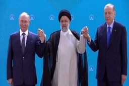 انتقاد آلمان از اردوغان برای حضور در عکس سه نفره با پوتین و رئیسی
