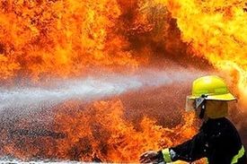 آتش سوزی در بیمارستان رسول اکرم تهران
