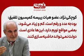 عضو هیات رییسه کمیسیون تلفیق: بودجه عدد و رقم است، کم و زیاد می‌شود، بعضی مواقع تورم دارد، این‌ها عادی است.